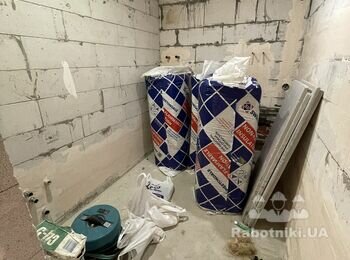 Укладка плитки в загородном доме