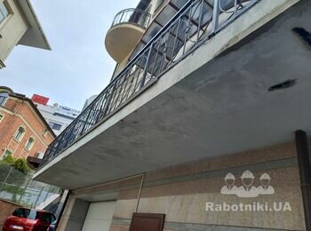 Фасадна армування і обробка баранчиком балкона 1 пов