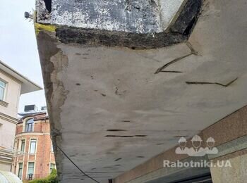 Фасадна армування і обробка баранчиком балкона 1 пов