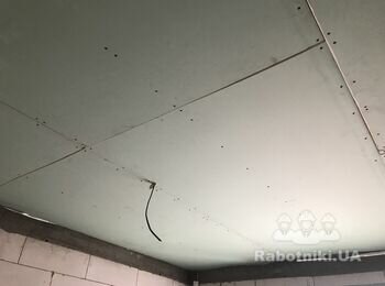 Шпаклевка стен из газоблоеп и потолка из гипсакартона