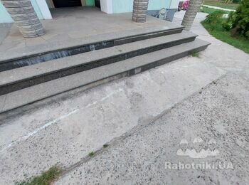 Ремонт бетонної основи на вулиці 80м кв