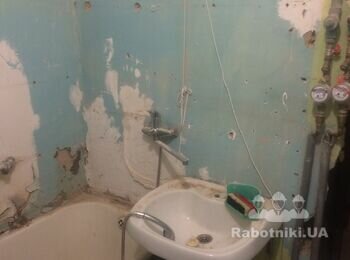 Комплекс работ по разводке с/у+кухня