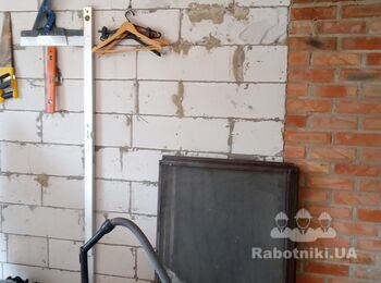 Внутренние малярно-штукатурные работы 140 квм, плитка 50 квм