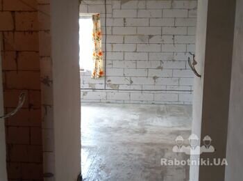Внутренние малярно-штукатурные работы 140 квм, плитка 50 квм