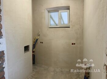 Укладка плитки в котельной (стены, пол) 25 кв