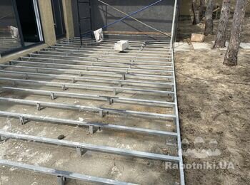 Укладка террасной доски