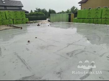 Кладочные работы и монолитное перекрытие