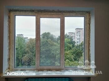 Откосы после замены 1вікна