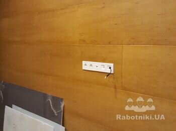 Отделка стены фанерой (декоративная)