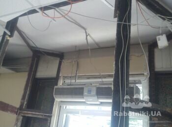 Монтаж фальшстены из гипсокартона