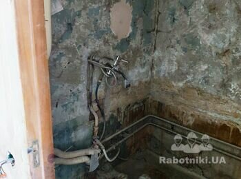 Разводка водопроводных и канализационных труб