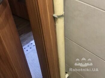Замена трубы стояка гарячей воды