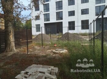 Паркан "шахматкою"