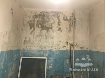 Укладка плитки на стену, кухня
