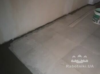Укладання керамогранітної плитки 10м.кв.+ плінтус керамічний 10м.п.
