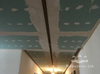 Стеля, шпаклівка по г.к. Ціна 400 гр. 1000 м2. (Києва)