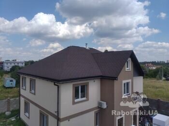 Кровля 4-х скатка 275 м2 (Киев)