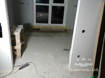Укладка ламината в 1к квартире