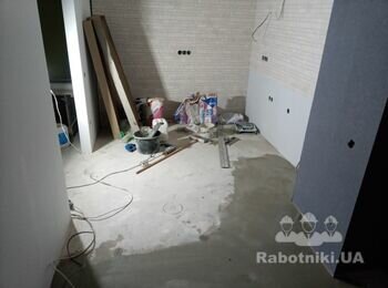 Укладка ламината в 1к квартире