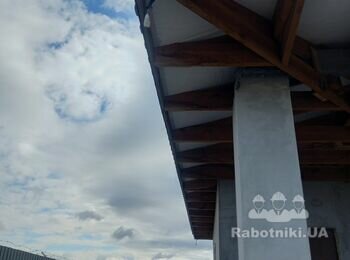 Подшив свесов крыши сайдингом с.Петропавловское Бориспольский район
