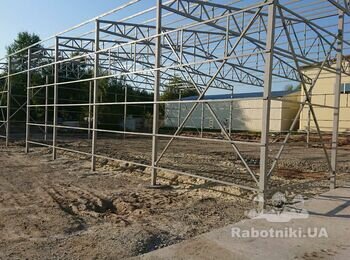 В'язка арматурної композитної сітки під бетонні підлоги (Київ)