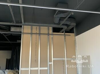 Монтаж гкл перегородок в офисе