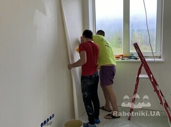 Поклейка виниловых обоев 500 Кв.м. Срочно приступить к работе завтра с