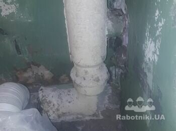 Замена стояка канализации
