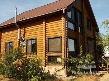 Фарбування + герметизація тріщин зрубу 110кв. м