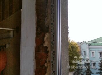 Штукатурка откосов окна