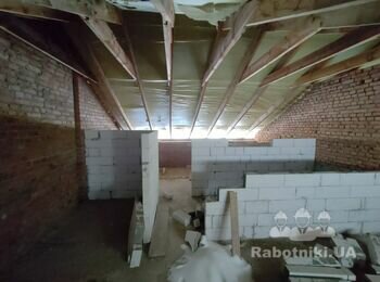 Перестелити металочерепицю і закінчити дах (65 кв. м.)