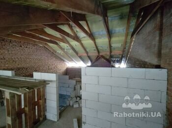Перестелити металочерепицю і закінчити дах (65 кв. м.)