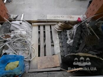 Укладка 50 кв.м. тротуарной плитки на бетонное основание