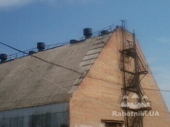 Ремонт кровли промышленного здания
