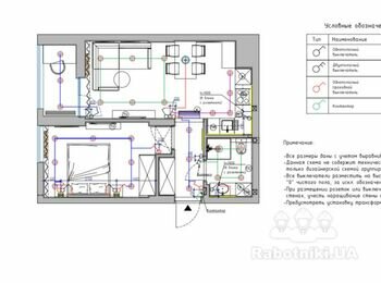 Электромонтажники - квартира 43м2