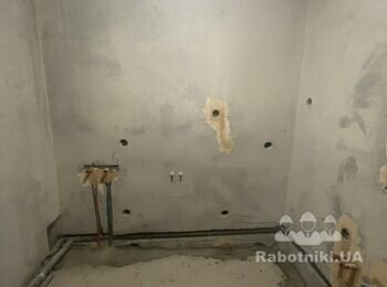 Плиточные работы в санузле