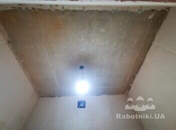 Штукатурка потолка 70 м кв