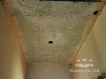 Штукатурка потолка 70 м кв