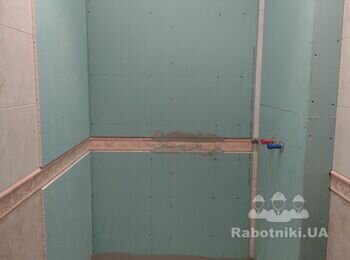 Укладка плитки в душевую кабину