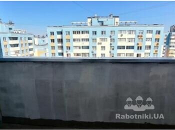 Подгон балконного парапета под остекление