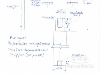 Изготовить деталь из нержавеющей стали