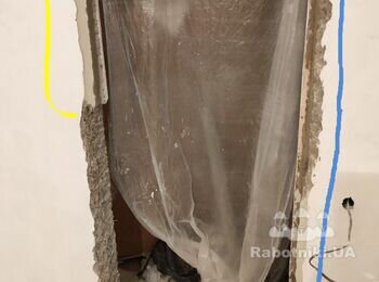 Розширення міжкімнатного отвору під стандартні двері 80 полотно