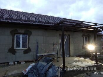 Облицювання плиткою вхідного ганку