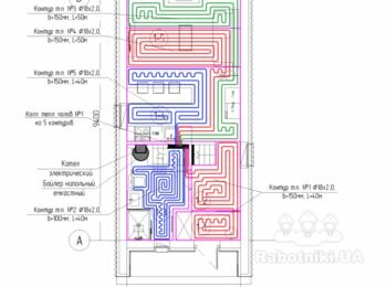 Разводка водяного теплого пола (Віта Поштова)