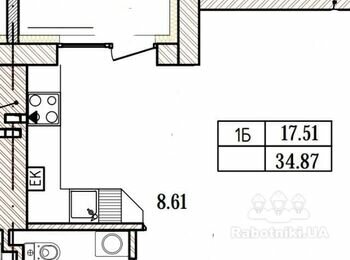 Штукатурка стін 1к квартири