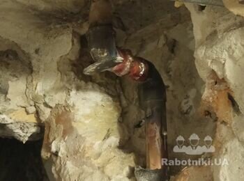 Ремонт стояка гарячей воды, пайка медной трубы