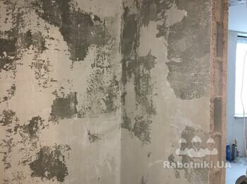 Демонтаж штукатурки