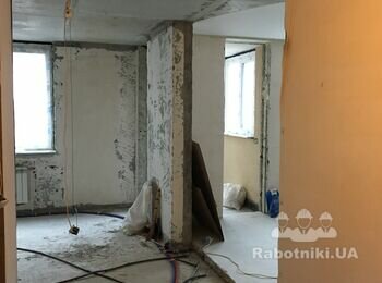 Демонтаж штукатурки