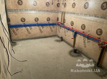 Полусухая стяжка - 100кв.м.