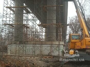 Ремонт опор моста